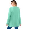 Woman Within High Pile Fleece Sweatshirt - 3 of 4