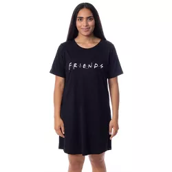 Friends The Television Series Womens' TV Show Title Logo Nightgown Pajama