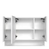SEVOBAL Bathroom Storage Cabinet Wall Mounted Medicine Cabinet with Hidden Compartments and Defogging Mirror, White, 39.37"*27.56"*5.12" - 3 of 4
