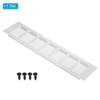 Unique Bargains Aluminum Rectangle Mesh with Mounting Screw Cabinet Air Vent Cover - 3 of 4