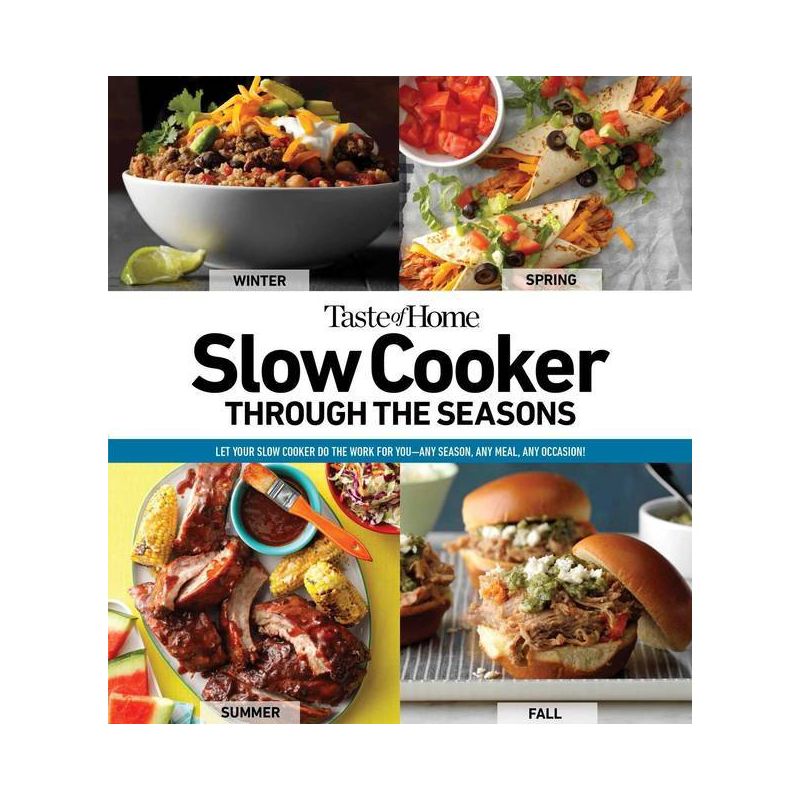 Taste of Home Slow Cooker Through the Seasons - (Taste of Home Comfort Food) (Paperback), 1 of 2