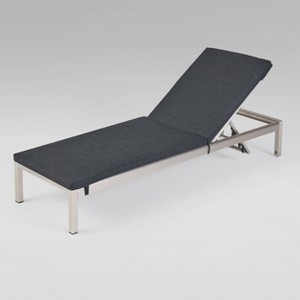 Cape Coral Aluminum Chaise Lounge - Christopher Knight Home - 1 of 4