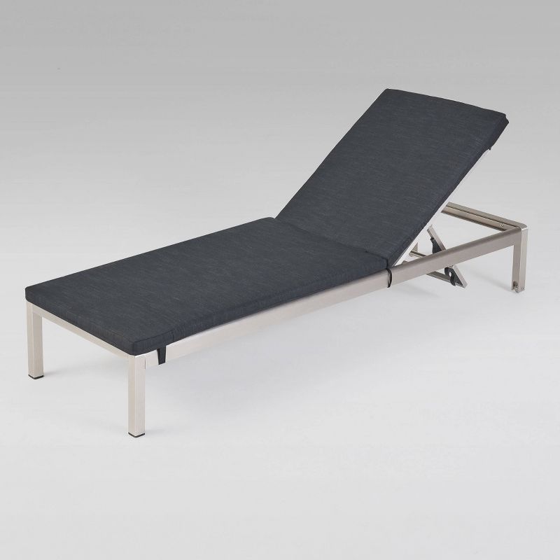 Cape Coral Aluminum Chaise Lounge - Christopher Knight Home, 1 of 9