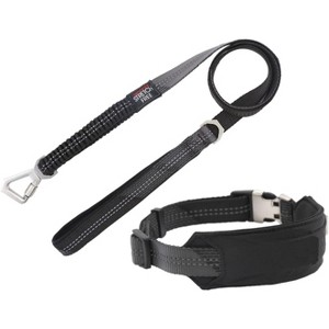 Pet Life Geo-prene 2-in-1 Shock Absorbing Neoprene Padded Reflective Dog Leash and Collar - 1 of 3