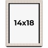 PosterPalooza | Minimalist Shadow Box Silver Picture Frame - UV Acrylic, Backing, Hanging Hardware - 2 of 4