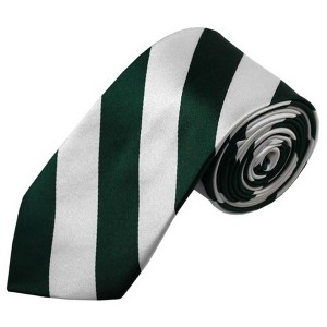 Men's 2.75 W And 58 L Inch With 0.75 Inch Stripe Width College Stripe Slim Woven Necktie - 1 of 3