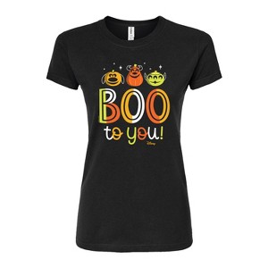Women's - Disney - Boo To You Fitted Graphic T-Shirt - 1 of 3