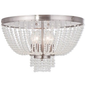 Livex Lighting Valentina 5 - Light Flush Mount in  Winter Gold - 1 of 4