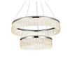 Elegant Lighting Rune 2 - Light Chandelier in  Chrome - 3 of 4