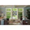 Chloe Lighting Aylmer Mission-Style Blk Finish StainedGlass Window Panel 18" Tall - 4 of 4
