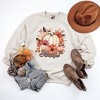 Simply Sage Market Women's Graphic Sweatshirt Thankful Pumpkin Floral - 2 of 2