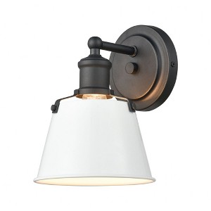 Elk Home Holgate 1 - Light Wall Light in  Charcoal - 1 of 3