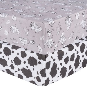 Sammy & Lou Fitted Crib Sheet - 2pk - 1 of 4