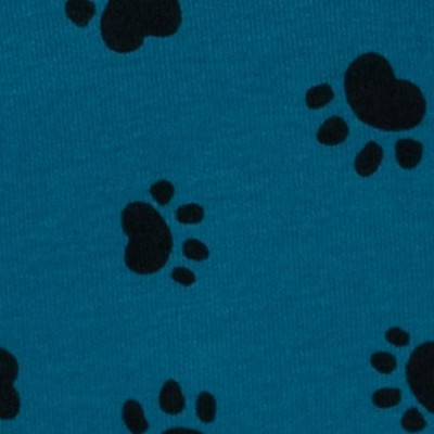 dog paw blue