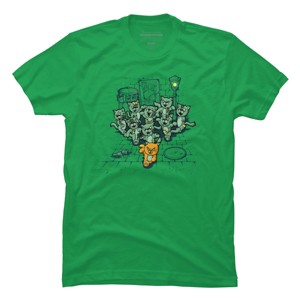 Men's Design By Humans Bad Past Lives By LetterQ T-Shirt - 1 of 4