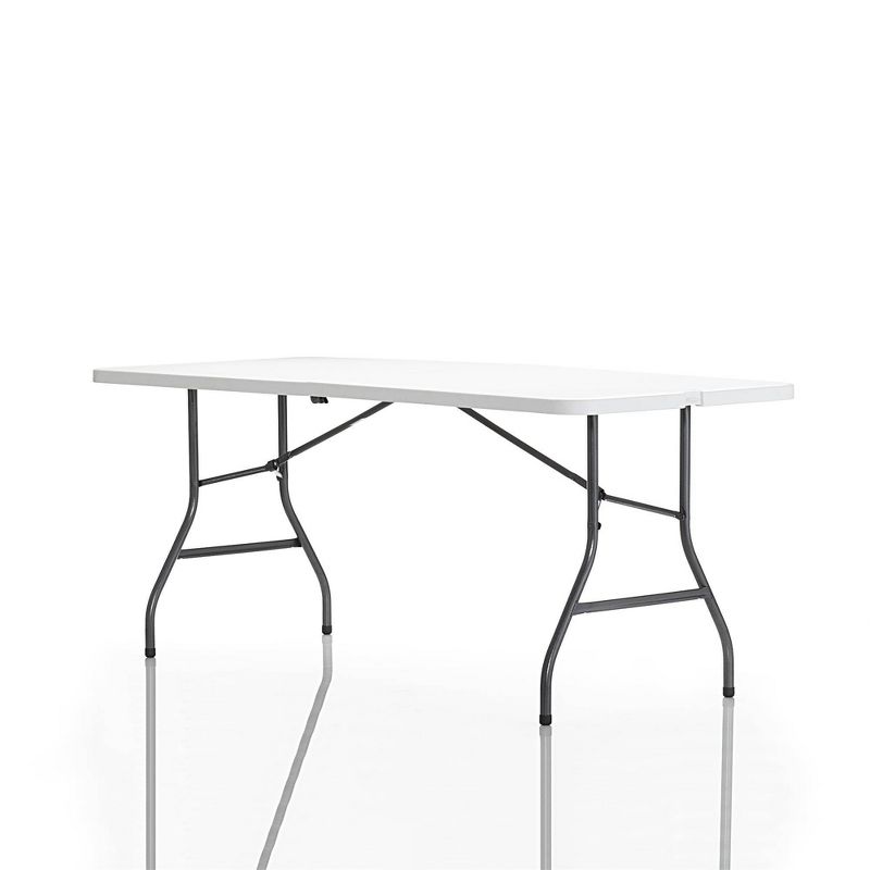 30" Fold-In-Half Blow Molded Folding Table - Room & Joy, 3 of 13