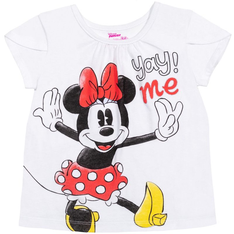 Disney Minnie Mouse T-Shirt Tutu Skirt Scrunchy Set Red/White , 3 of 8
