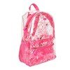 Packed Party Pink Party Clear Backpack; Women's Fashion Shoulder Book Bag; Confetti Backpack for Ladies for Work, Travel and More (Pink Party - 3 of 4