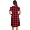 Just Love Short Sleeve Nightgown for Women – Cozy, Lightweight Sleepwear with Classic Design - 3 of 3