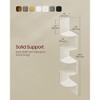 VASAGLE Corner Shelf, 5-Tier Floating Wall Shelf Plant Shelf - 4 of 4