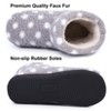 Women's Comfort Warm Faux Fleece Fuzzy Ankle Bootie Slippers Slip-on House Shoes Anti-Slip Sole Indoor/Outdoor - 3 of 4