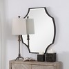 Uttermost Ulalia Scalloped Mirror, 36.13 Inches Height, Rustic Bronze with Gold Highlights - 4 of 4