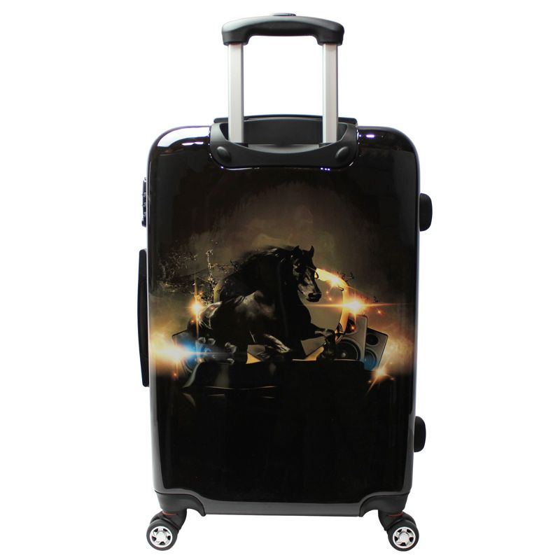 Chariot Horse Lovers 20-inch Carry-On Hardside Spinner Luggage - Stallion Horse, 4 of 8