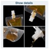 Unique Bargains Convenient Reusable Transparent Odor-Free Well-Sealed Plastic Liquor Pouches - 3 of 4