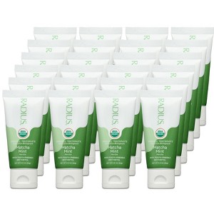 Radius Matcha Mint Organic Toothpaste - Case of 24/0.8 oz - 1 of 4