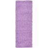 Unique Loom Solid Shag Solid Indoor Woven Area Rug - 2 of 4