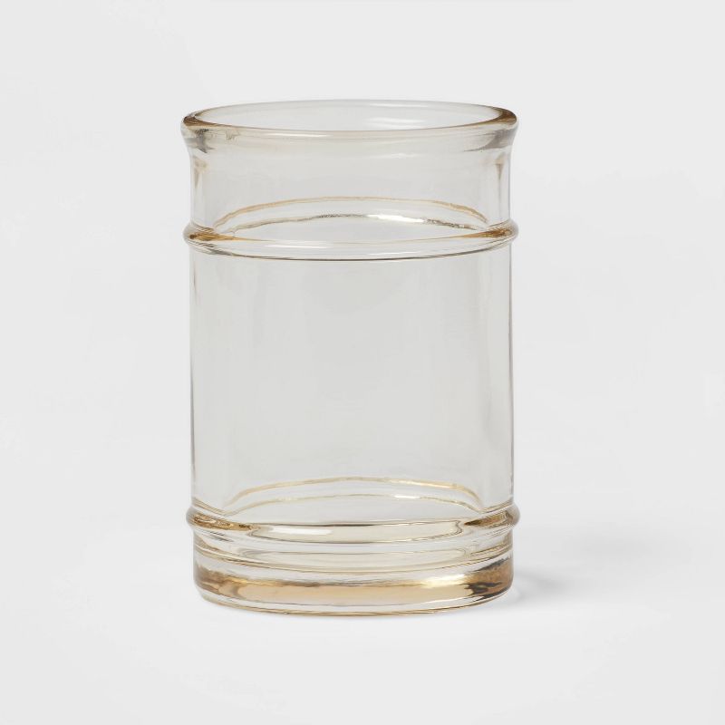 Antique Glass Tumbler Brown - Threshold&#8482;, 1 of 5