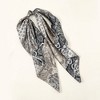 Anna-Kaci Women's Paisley Print Satin Square Scarf with Dual-Tone Design 35.5x35.5in - 2 of 4