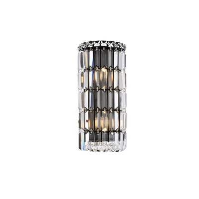 Elegant Lighting Maxime 8 inch black wall sconce