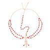 Unique Bargains Faux Diamond Wooden Beads Headpiece 1 Pc - 3 of 4
