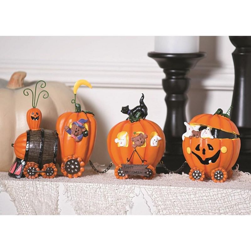 Pumpkin Express Train, Halloween, Thanksgiving, Fall, Autumn, Home Decor, 3 of 7