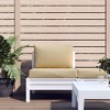 vidaXL Pallet Cushions 2 pcs Melange Beige Fabric - 3 of 4