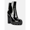 High Key Collared High Heel Ankle Boot Women - 4 of 4