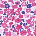 sunset pink blooming ditsy