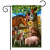 Making Friends Summer Garden Flag 18" x 12.5" Briarwood Lane - 2 of 4