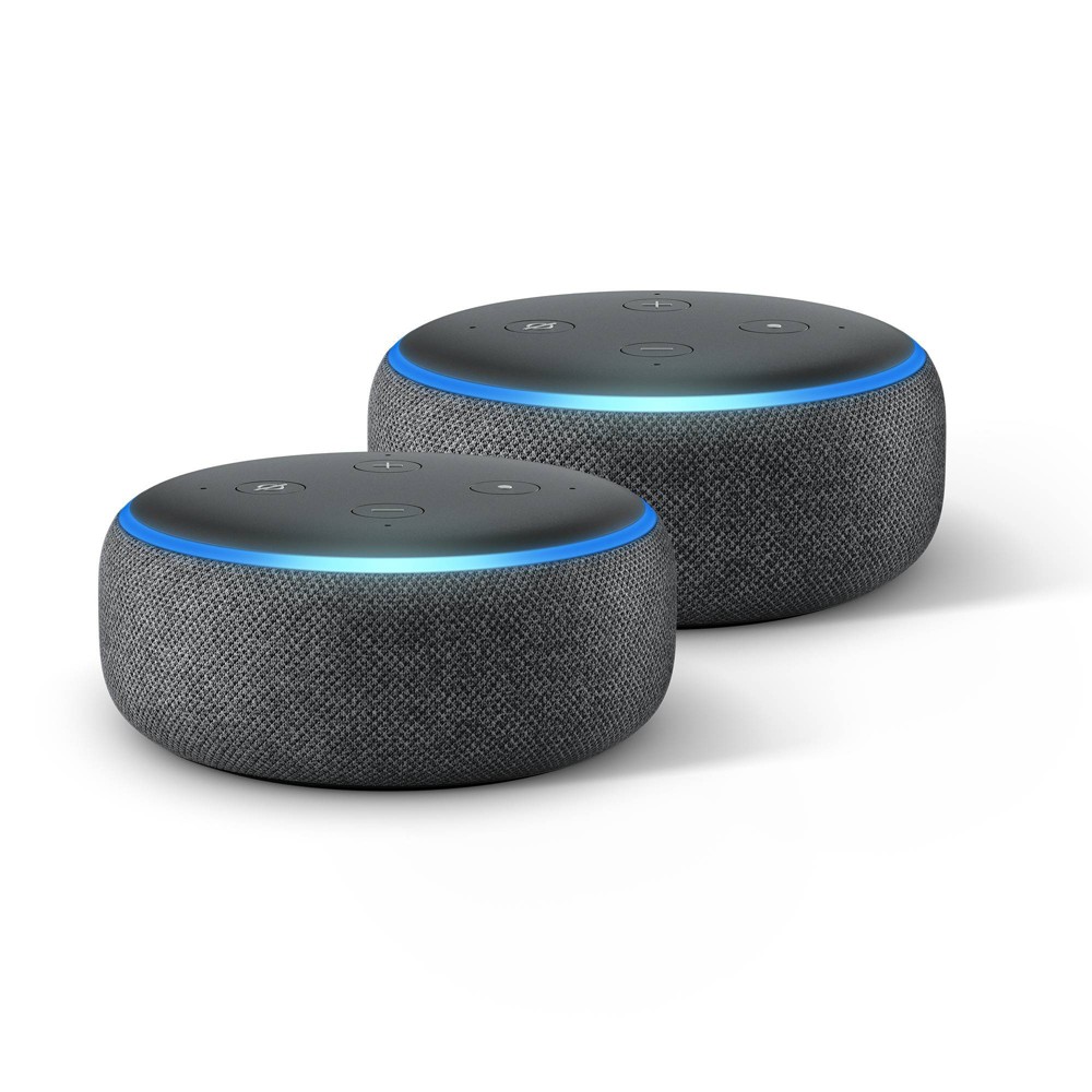 Amazon Echo Dot (3rd Generation) Black - 2 Pack was $99.98 now $59.99 (40.0% off)