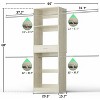 Aheaplus 8 FT Closet Organizer with Extendable Hanging Rod, Wood Closet System with Drawer - 4 of 4