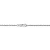 Black Bow Jewelry 1.3mm, 14K White Gold, Solid Baby Rope Chain Necklace - 4 of 4