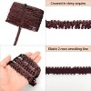 Elastic Sequin Trim, 0.8 Inch 2 Row Flat Metallic Paillette Sequin Ribbon, Glitter Sequin Strip DIY Craft Decor, 25 Yards - 3 of 4