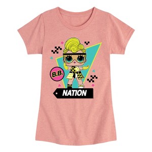 Girls' - LOL Surprise! - Cotton Candy Fitted Short Sleeve Graphic T-Shirt - 1 of 4