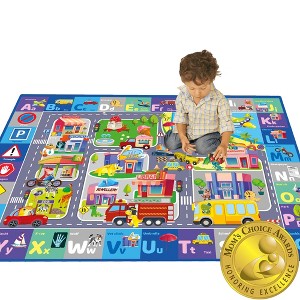 QUOKKA ABC Baby Playmat for Floor - Plush Playmat for Kids - Machine Washable - 1 of 4