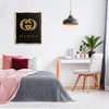 Stupell Industries Chic Black Fashion Symbol Framed Floater Canvas Wall Art - 2 of 4