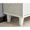 68" Tall Bookcase With 2 Doors, Modern Wooden Bookshelf With 7 Compartments, 4 Adjustable Metal Legs, Free Standing Narrow Book Shelf For Hallway - 2 of 3