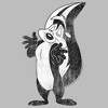 Men's Looney Tunes Pepe Le Pew Retro T-Shirt - 2 of 4