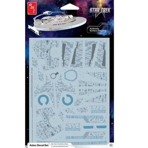 U.S.S. Reliant NCC-1864 Aztec Decal Set "Star Trek II: The Wrath of Khan" (1982) Movie 1/537 Scale by AMT - 1 of 3