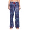 Ashford & Brooks Women's Woven Pajama Sleep Pants - Blue/Burgundy - XX-Large - 2 of 4